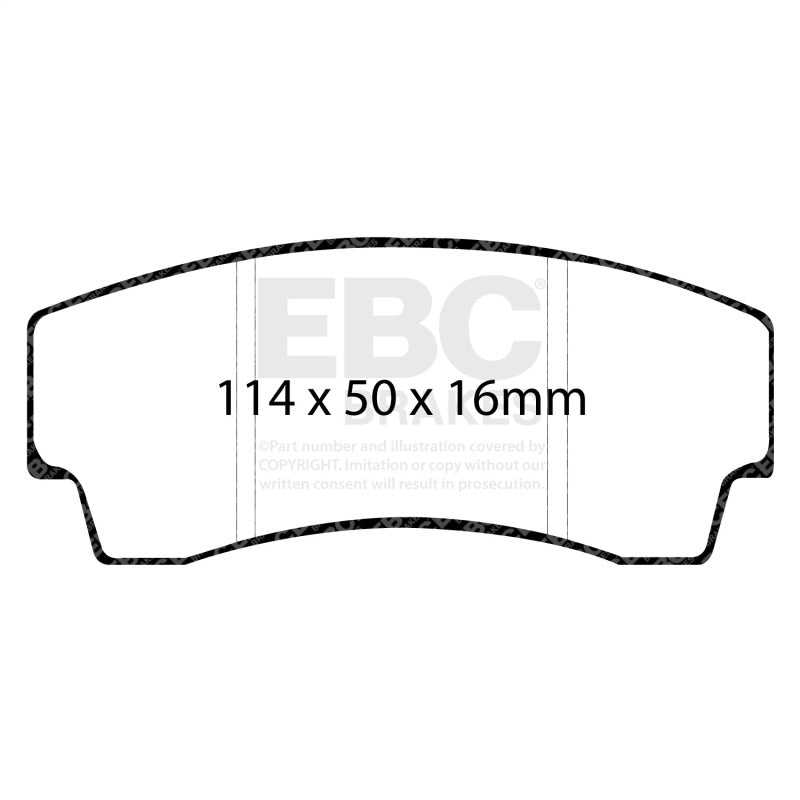 EBC 99-02 Noble M12 2.6 Twin Turbo Yellowstuff Rear Brake Pads DP4008R