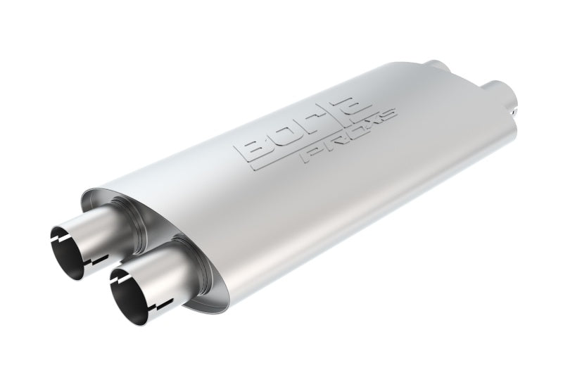 Borla 400493 Universal ProXS Muffler - Oval Dual/Dual Inlet/Outlet 2.5in Tubing 19inx4inx9.5in Case - #400493