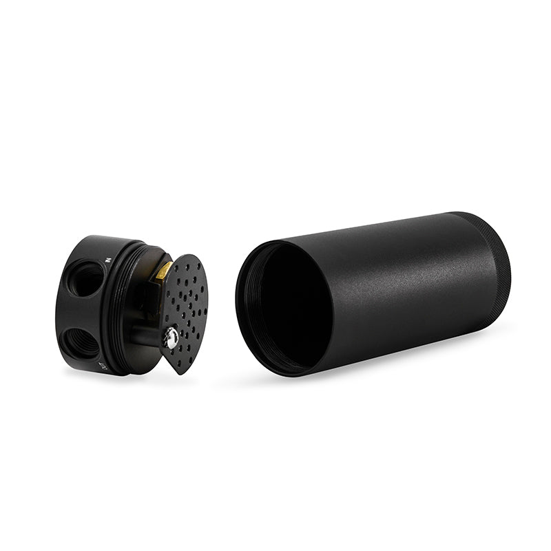 Mishimoto 07-13 Mazda Mazdaspeed3 Baffled Oil Catch Can Kit - Black (PCV Side) - #MMBCC-MS3-07PBE2