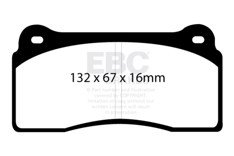 EBC 99-03 Aston Martin DB7 5.9 Redstuff Front Brake Pads DP31110C