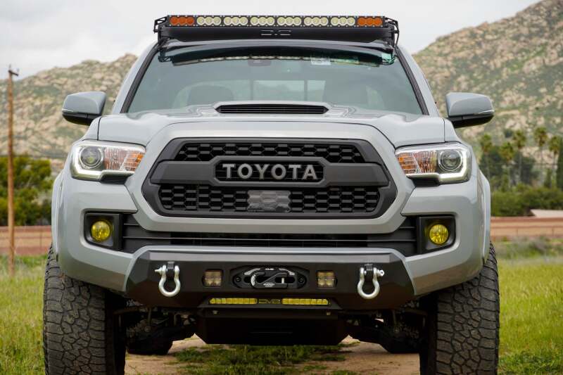 DV8 16-23 Toyota Tacoma Center Mount Winch Front Bumper - #FBTT1-06