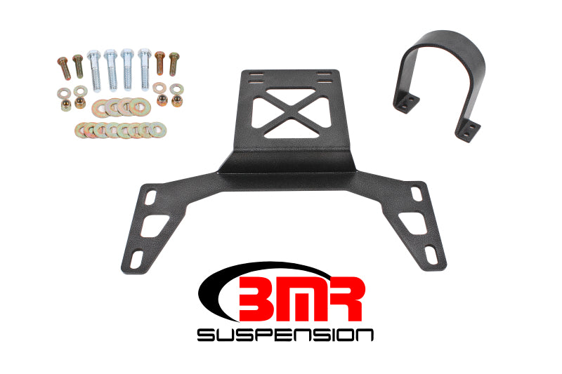 BMR 2007-2014 Shelby GT500 Front Driveshaft Safety Loop - Black Hammertone