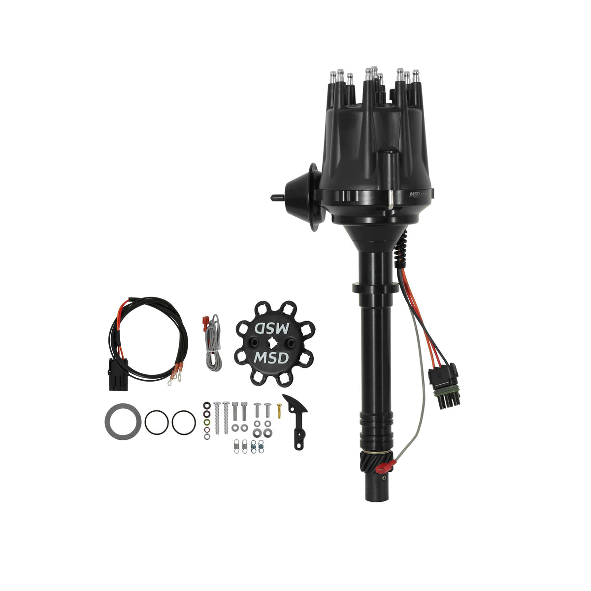 MSD 83603 Black for Chevy V8 w/Internal Module Distributor