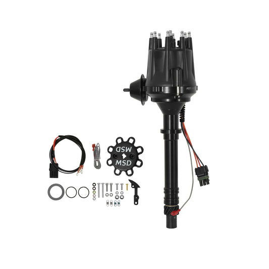 MSD 83603 Black for Chevy V8 w/Internal Module Distributor
