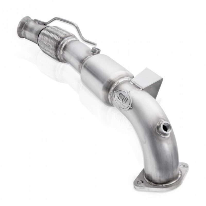 Stainless Works for 2016-2018 Ford Focus RS 3in High-Flow Cats Downpipe Factory Connect
