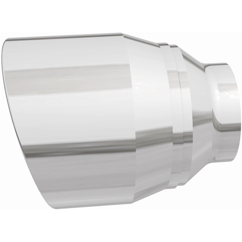 MagnaFlow 35224 Tip Stainless Double Wall Round Single Outlet Polished 4.5in DIA 2.5in Inlet 5.75in Length - #35224