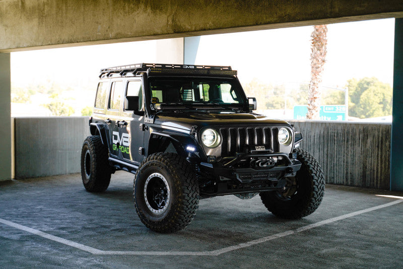 DV8 Offroad 2018+ Jeep Wrangler JLO A Pillar Dual Light Pod Mounts - #LBJL-11