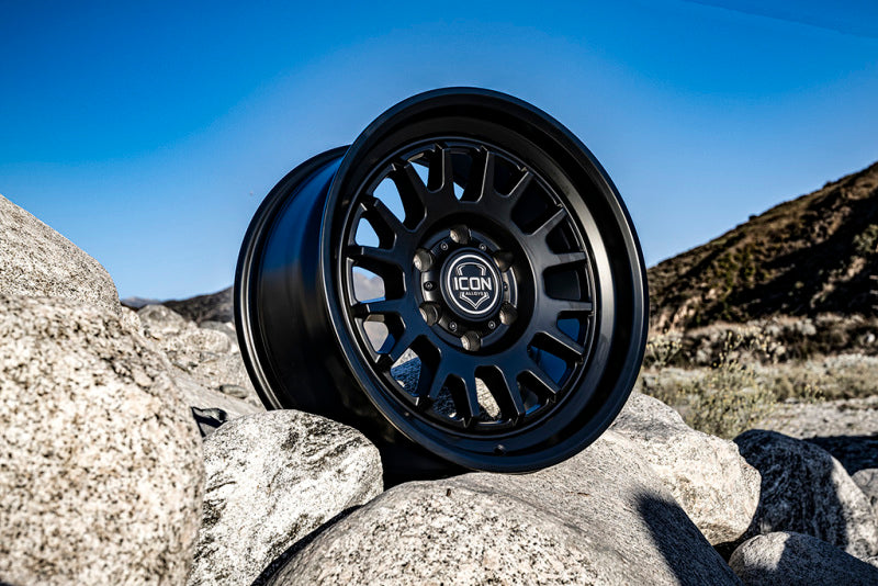 ICON Alloys Cajon 20x9 / 5x150 / 16mm / 5.625in BS Double Black Wheel