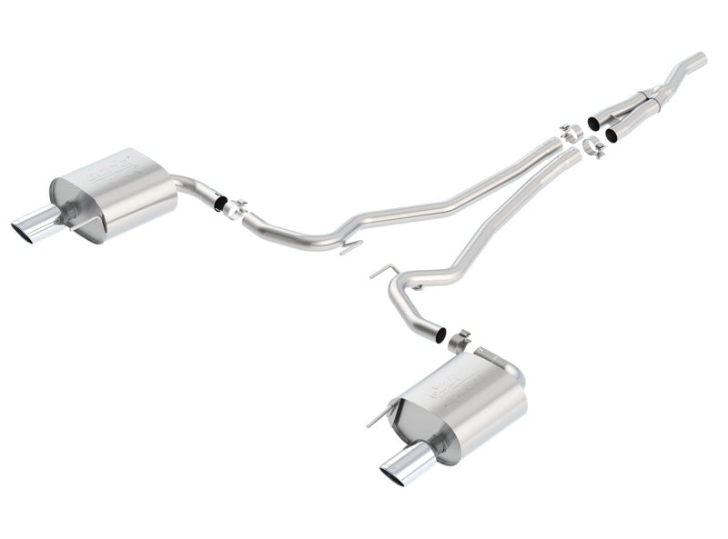Borla 140585 Atak Cat Back 15-17 Ford Mustang 2.3L EcoBoost MT/AT 2.25in pipe 4in tip - #140585