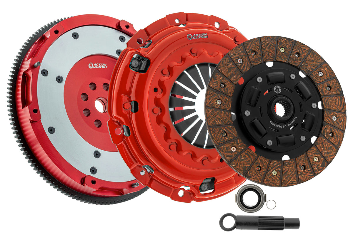 Action Clutch ACR-3420-AL Stage 2 Clutch Kit (1SC) with Aluminum Lightweight Flywheel for 2022 Honda Civic Si 1.5L (L15B7) Turbo