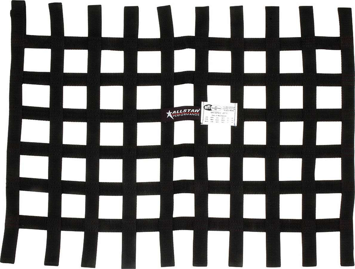 Allstar Performance Window Net Loop Style 18 x 24 SFI Black ALL10295