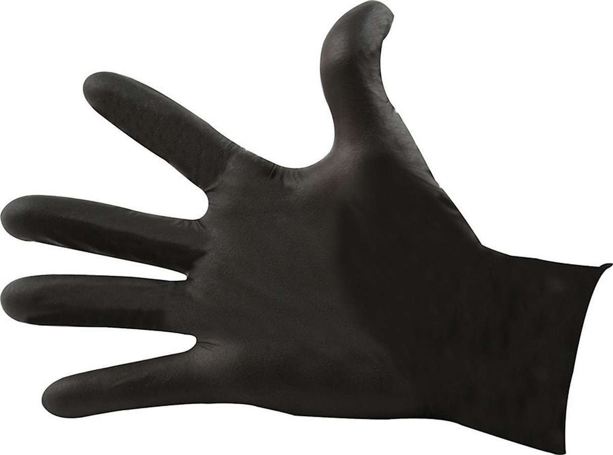 Allstar Performance Black Nitrile Gloves XXL Chemical Resistant ALL12027