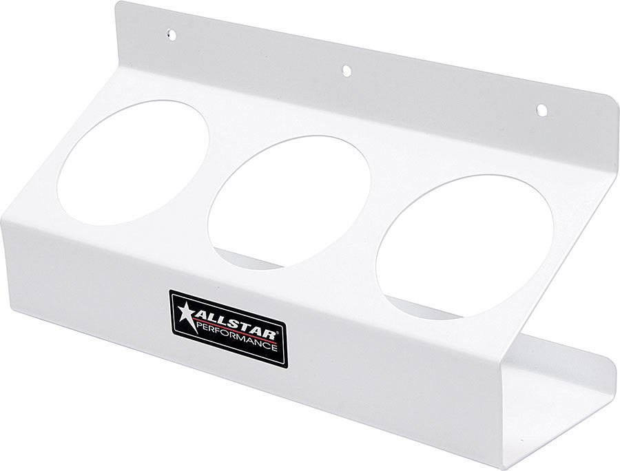 Allstar Performance Aerosol Can Holder White 3 Hole ALL12201