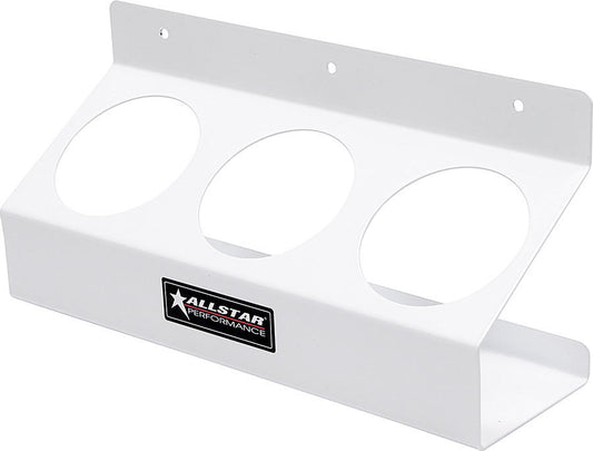 Allstar Performance Aerosol Can Holder White 3 Hole ALL12201