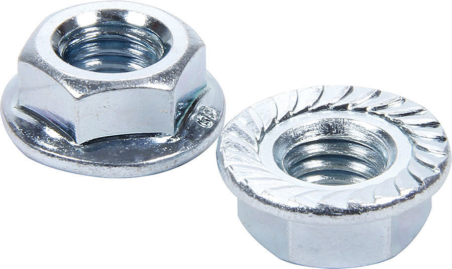Allstar Performance Serrated Flange Nuts 7/16-14 10pk ALL16043-10