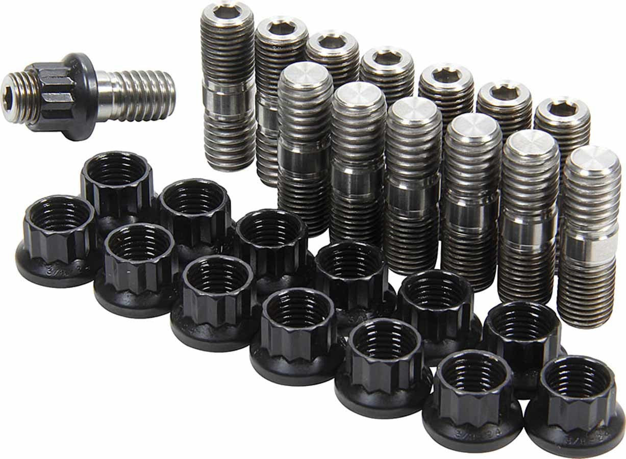 Allstar Performance Header Stud Kit Titanium ALL17010