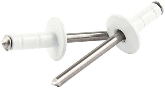 Allstar Performance Medium Head Rivet White 250pk Multi Grip ALL18092
