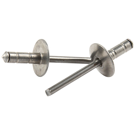 Allstar Performance Large Head Rivet Silver 250pk Multi Grip ALL18093