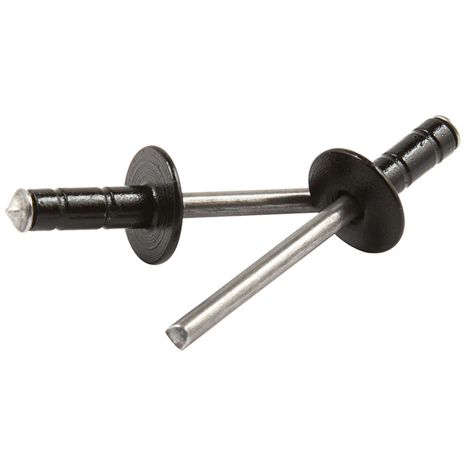 Allstar Performance Large Head Rivet Black 250pk Multi Grip ALL18097