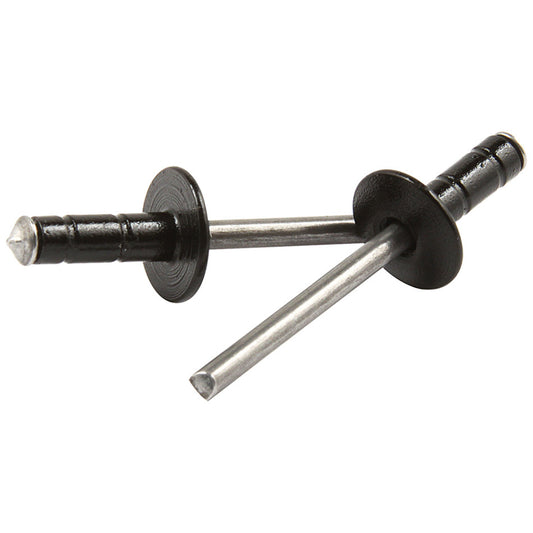 Allstar Performance Large Head Rivet Black 250pk Multi Grip ALL18097