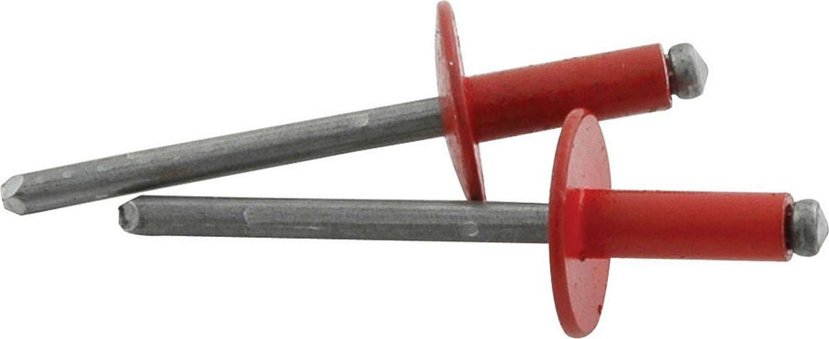 Allstar Performance Large Head Rivet 250Pk Red ALL18162