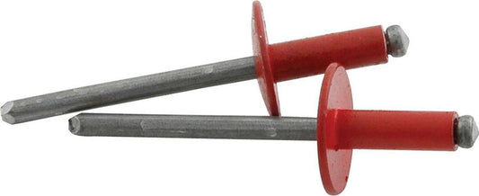 Allstar Performance Large Head Rivet 250Pk Red ALL18162