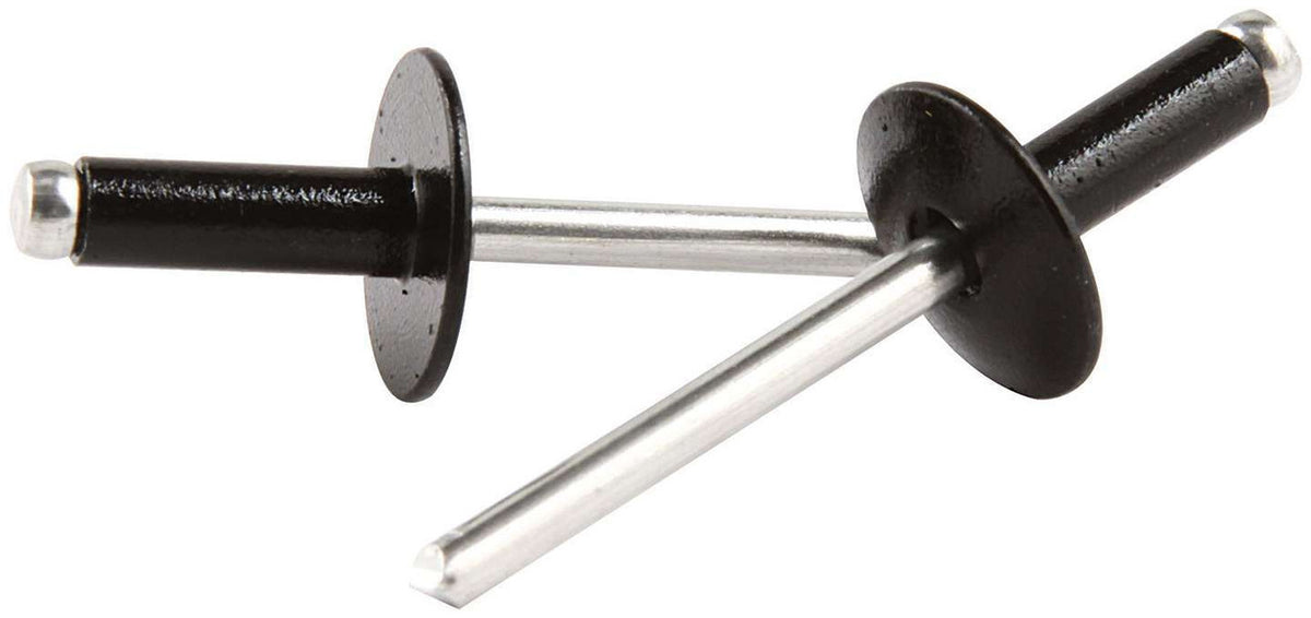 Allstar Performance Large Head Rivet Black Aluminum 250pk ALL18170