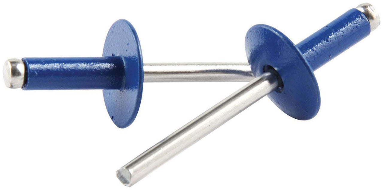 Allstar Performance Large Head Rivet Blue Aluminum 250pk Chevron ALL18177