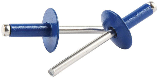 Allstar Performance Large Head Rivet Blue Aluminum 250pk Chevron ALL18177