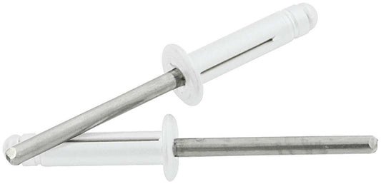 Allstar Performance Medium Head Rivet 250Pk Silver Flange Type St Mandrel ALL18185