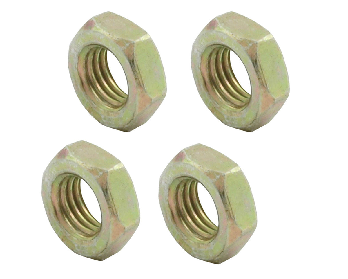 Allstar Performance 1/4-28 LH Steel Jam Nuts 4pk ALL18251