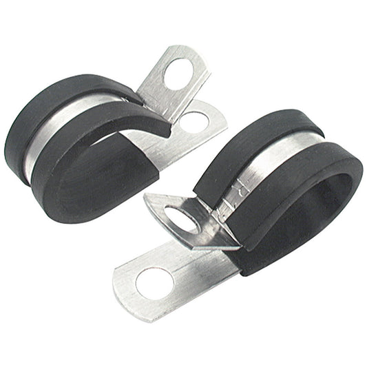 Allstar Performance Aluminum Line Clamps 1/2in 50pk ALL18303-50
