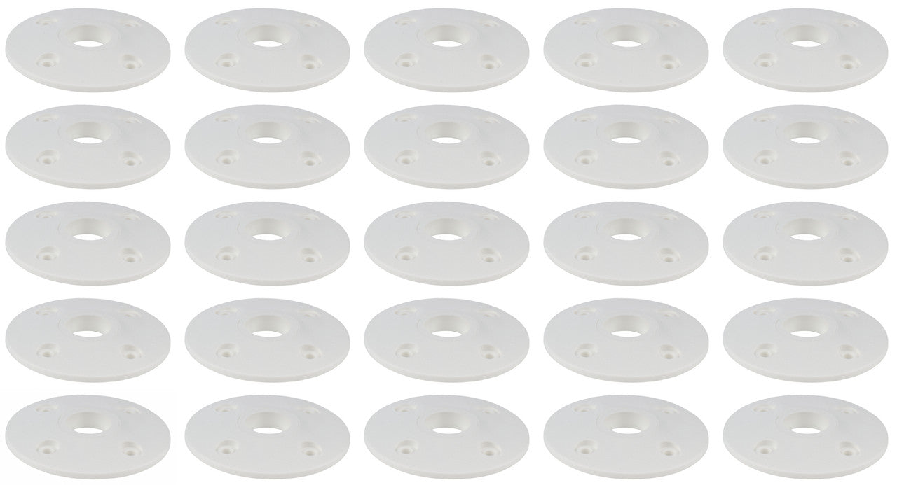 Allstar Performance Scuff Plate Plastic White 25pk ALL18431-25