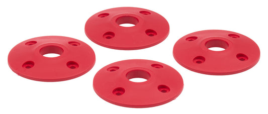 Allstar Performance Scuff Plate Plastic Red 4pk ALL18432