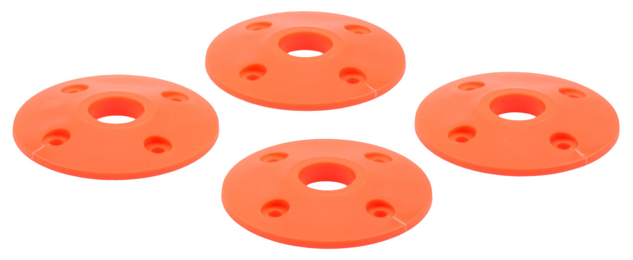 Allstar Performance Scuff Plate Plastic Fluorescent Orange 4pk ALL18439