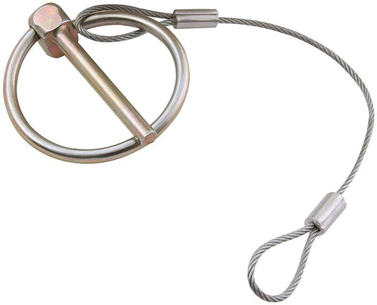 Allstar Performance Flip-Over Clip 3/16in with 6in Lanyard ALL18460