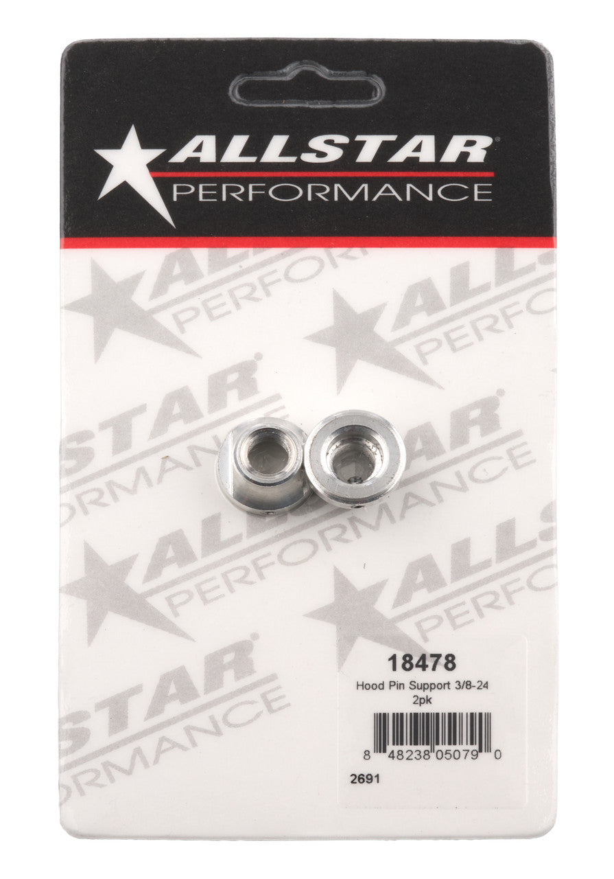 Allstar Performance Hood Pin Support 3/8-24 2pk ALL18478