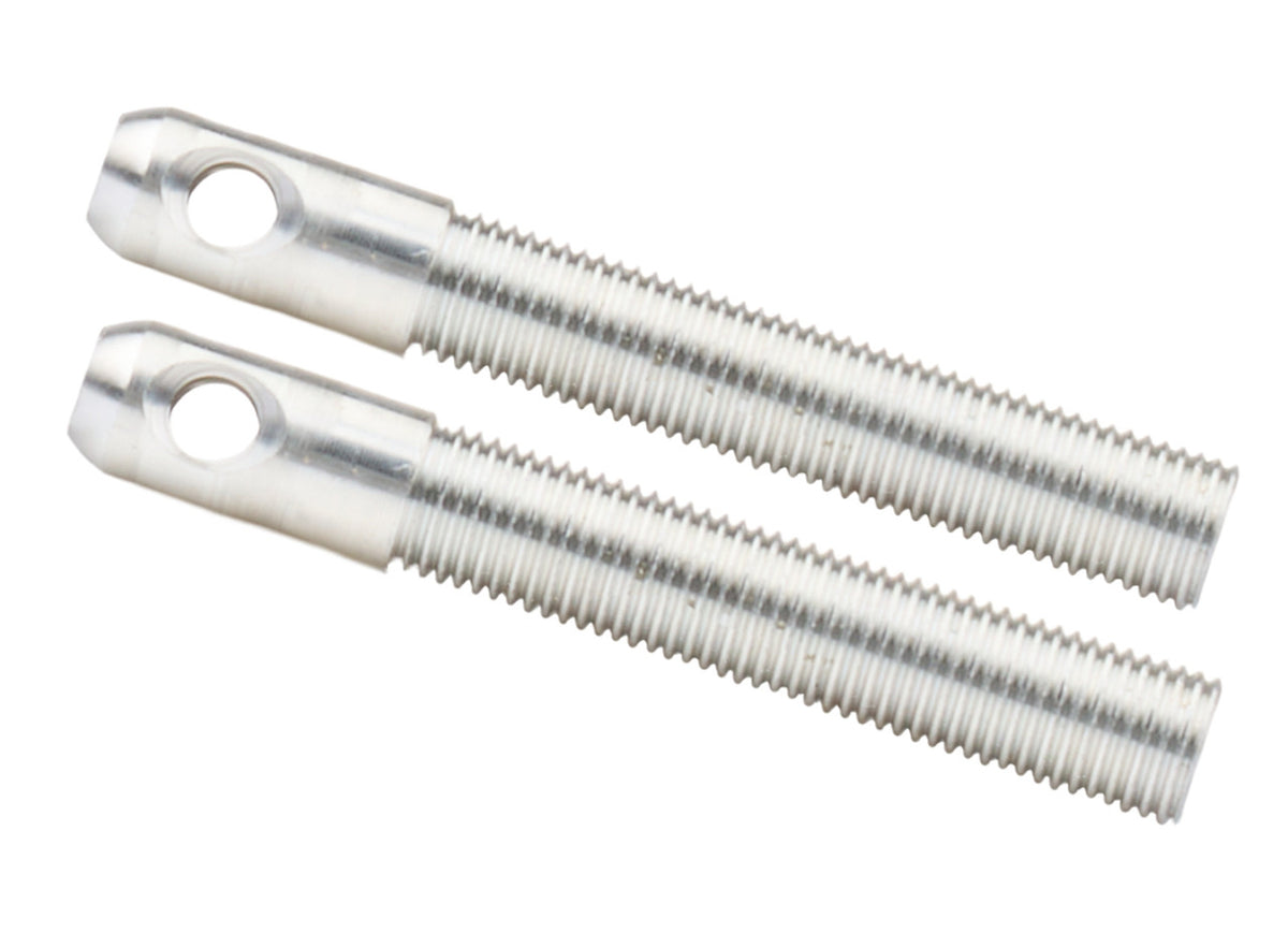 Allstar Performance Replacement Lightweight Aluminum Pins 3/8in Silver 2pk ALL18492