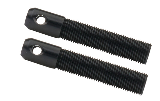 Allstar Performance Replacement Lightweight Aluminum Pins 1/2in Black 2pk ALL18495