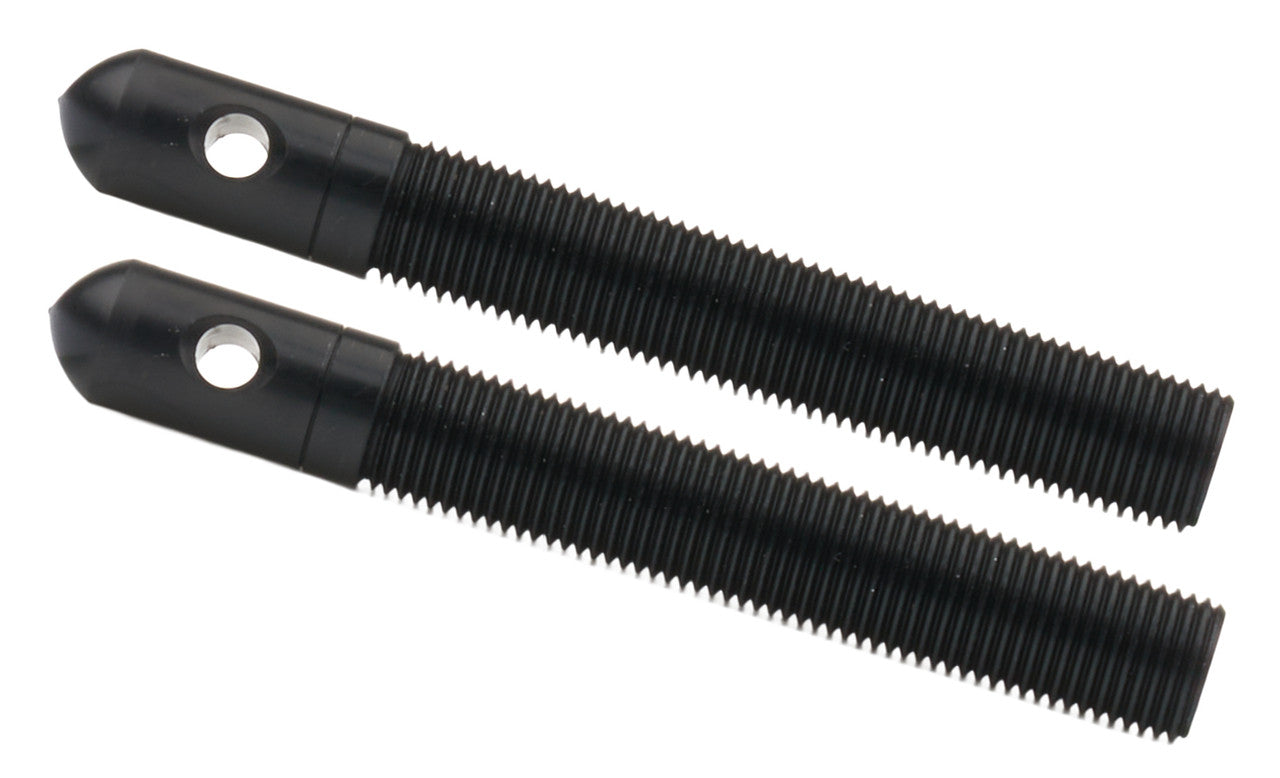 Allstar Performance Aluminum Hood Pins 1/2in with 3/16in Holes Black ALL18499