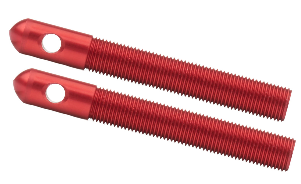 Allstar Performance Aluminum Hood Pin Kit 1/2in Red ALL18501