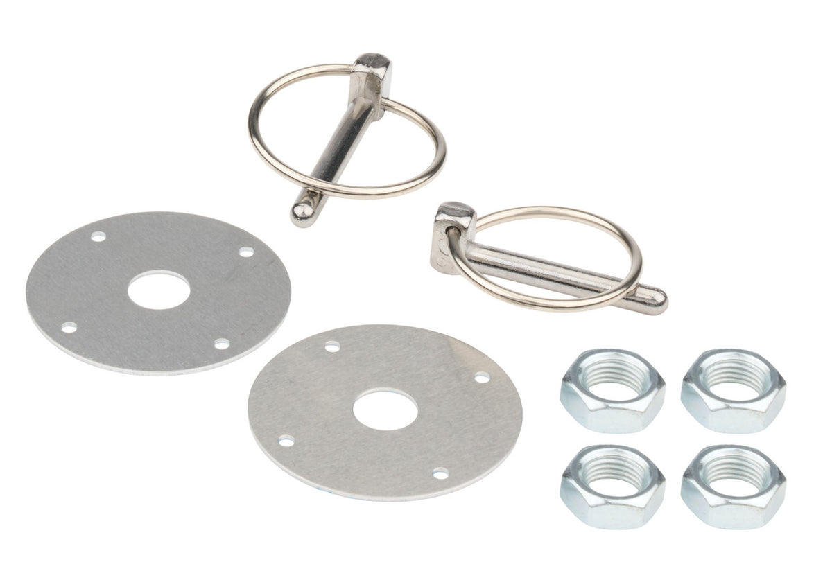 Allstar Performance Aluminum Hood Pin Kit 1/2in Red ALL18501