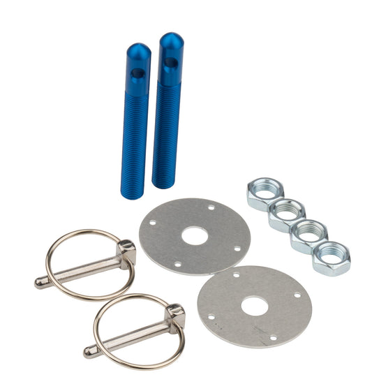 Allstar Performance Aluminum Hood Pin Kit 1/2in Blue ALL18502