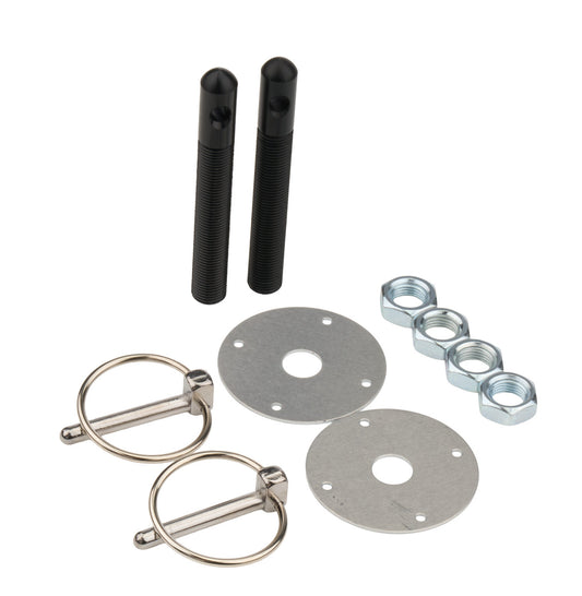 Allstar Performance Aluminum Hood Pin Kit 1/2in Black ALL18504