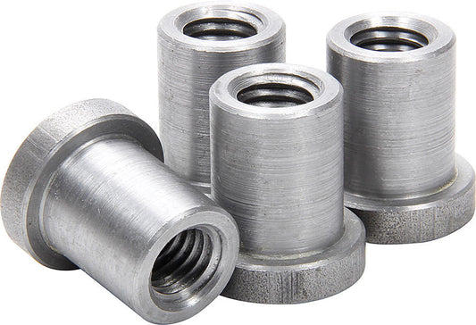 Allstar Performance Weld On Nuts 1/2-13 Long 4pk ALL18552