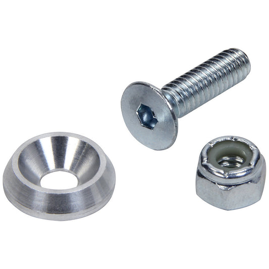 Allstar Performance Countersunk Bolts 1/4in w/ 3/4in Washer 10pk ALL18628