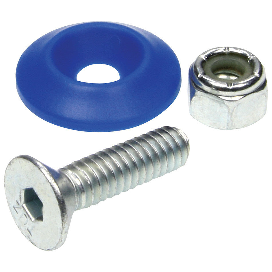Allstar Performance Countersunk Bolt Kit Blue 50pk ALL18683-50