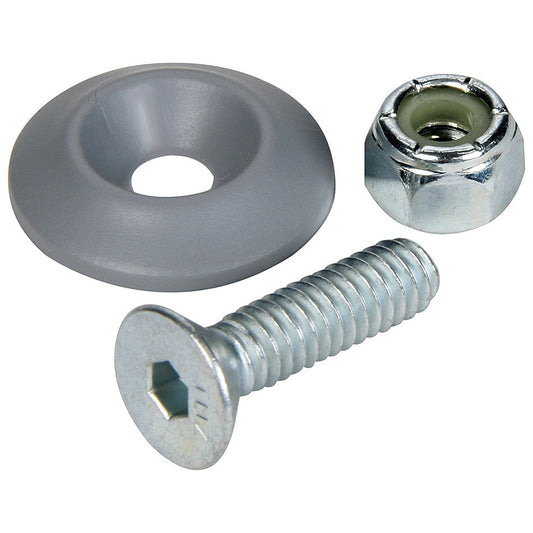 Allstar Performance Countersunk Bolt Kit Silver 10pk ALL18685