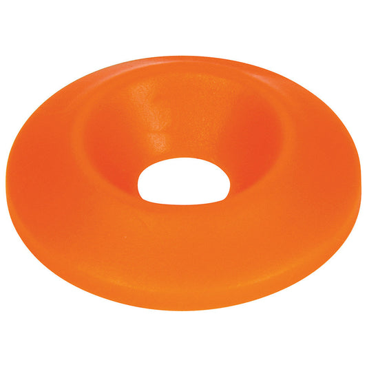 Allstar Performance Countersunk Washer Fluorescent Orange 10pk ALL18699
