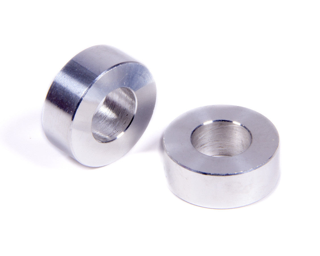 Allstar Performance Flat Spacers Aluminum 3/8in Thick 1/2in ID 1in OD ALL18764